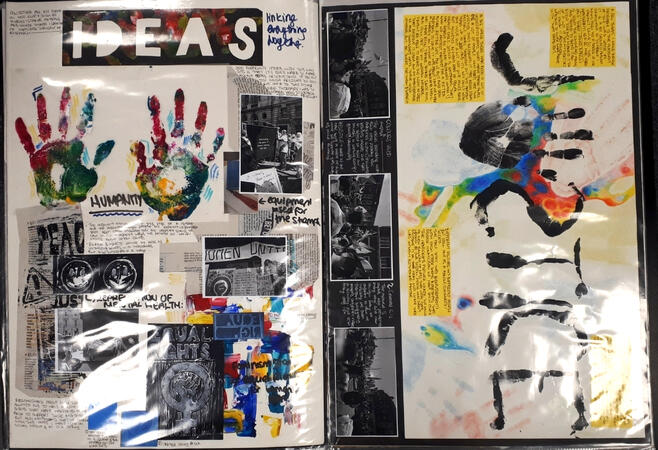 "𝗝𝗨𝗦𝗧𝗜𝗖𝗘" looking into the ideas of social inequalities, Black Lives Matter and protests that go on in order to give justice to all people who deserve it.