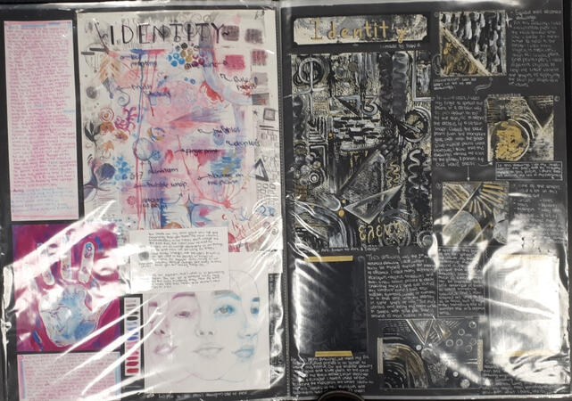 "𝗔𝗯𝘀𝘁𝗿𝗮𝗰𝘁 𝗖𝗼𝗻𝗰𝗲𝗽𝘁𝘀" Playing around with the idea of abstract drawings and shapes.Tried impenting those ideas in a variety of my drawings as shown here